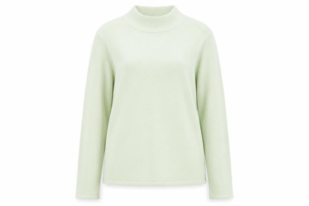 Bonmarché Women's Green Acrylic Long Sleeve Pullover Jumper M
