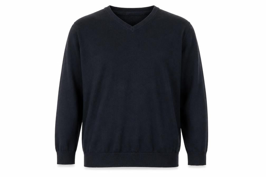 Marks & Spencer Teens Black V-Neck Cotton Pullover Sweatshirt 14 Plus