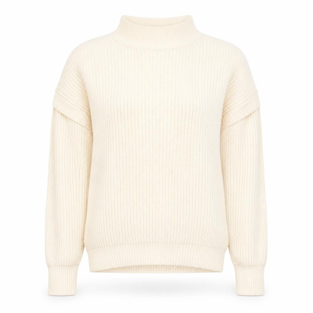 Brave Soul Women Ivory Knit Pullover Sweater Small