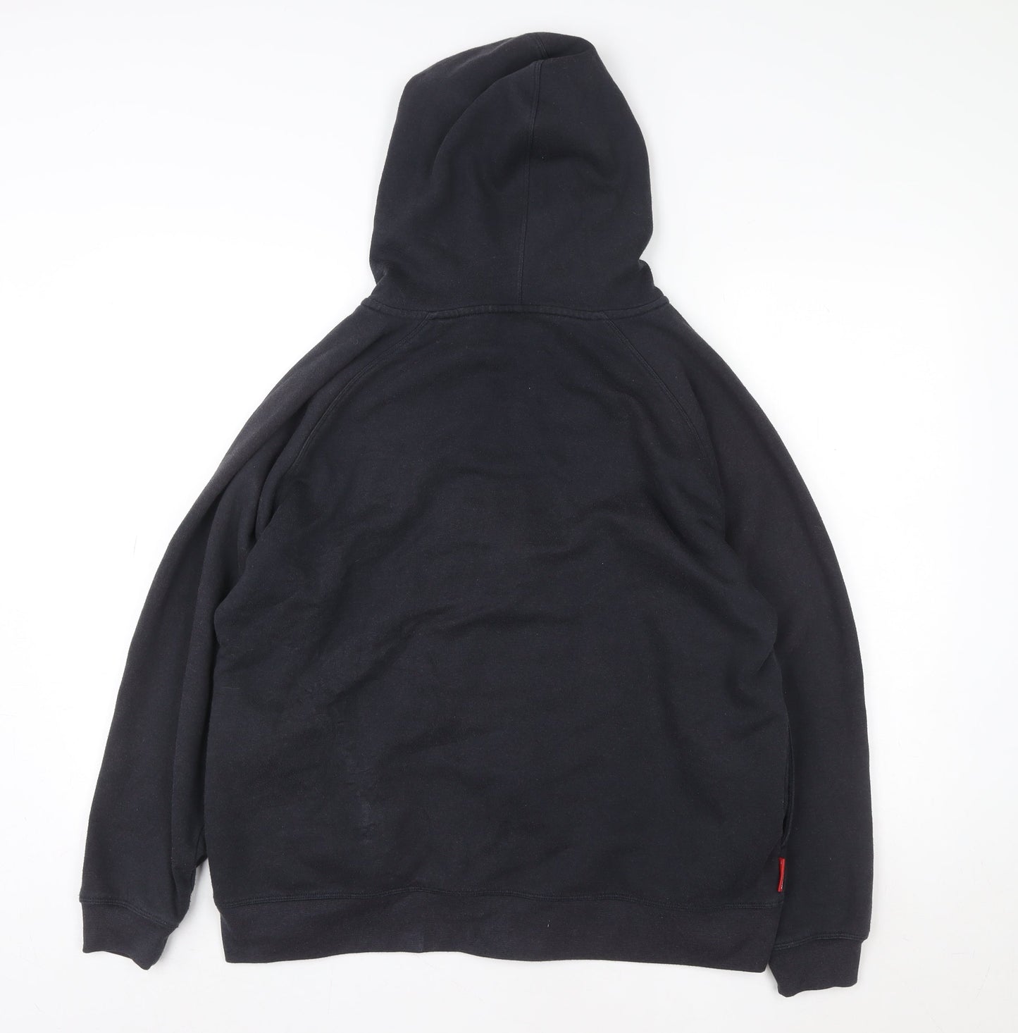 Reebok Womens Black Small Full Zip Hoodie Sweatshirt