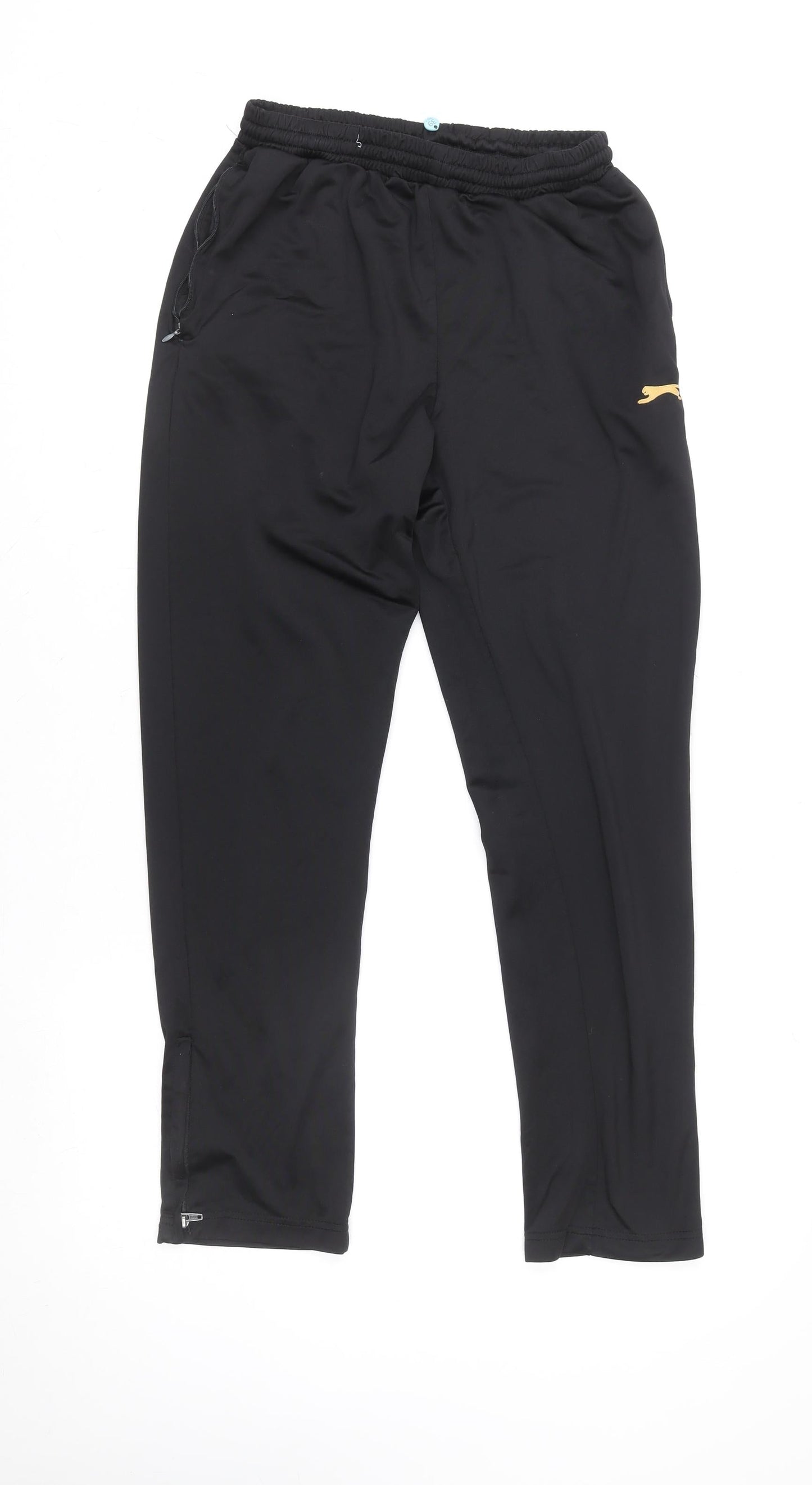 Slazenger Boys Black S Track Pants Lightweight Sports Trousers