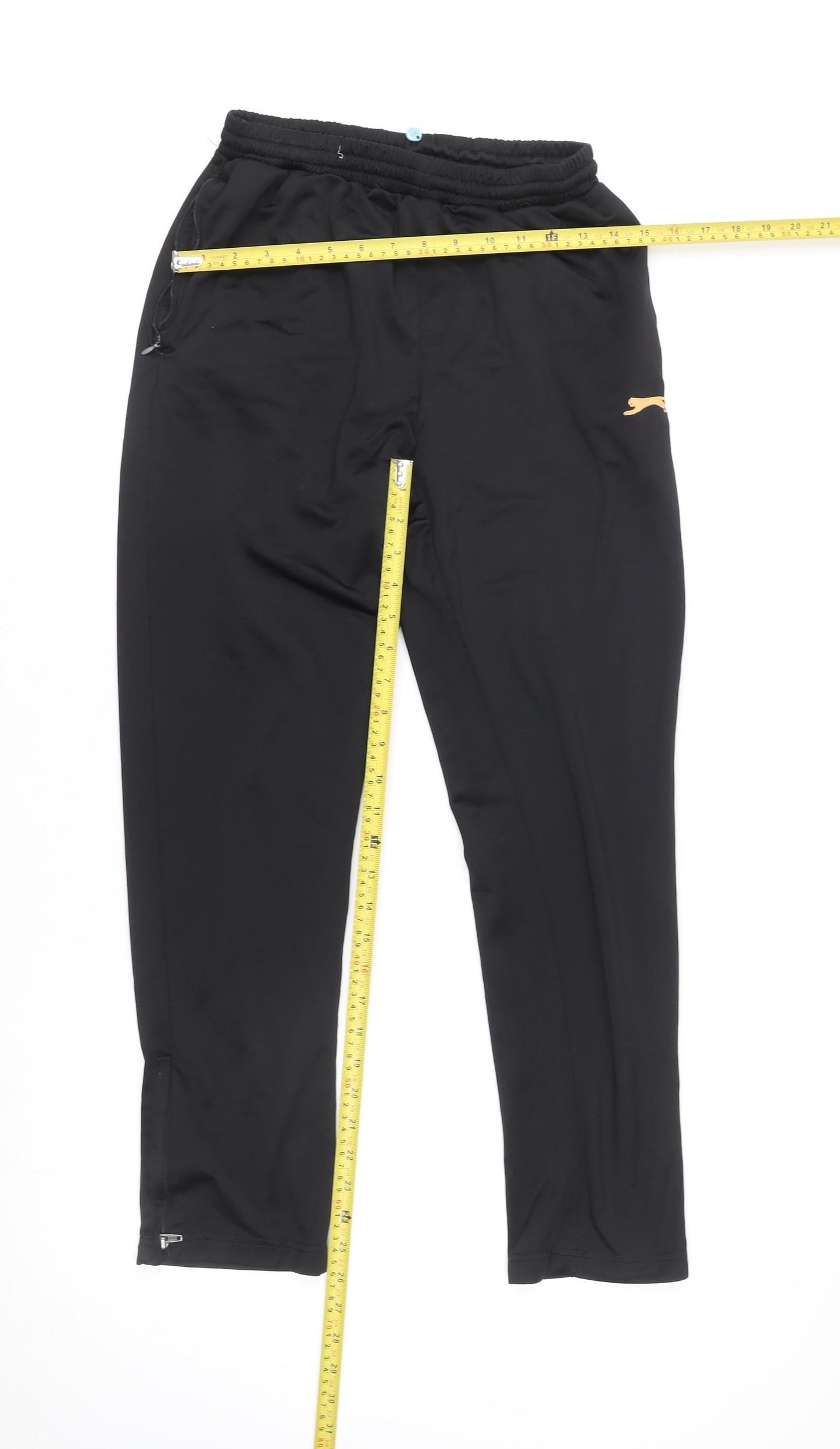 Slazenger Boys Black S Track Pants Lightweight Sports Trousers