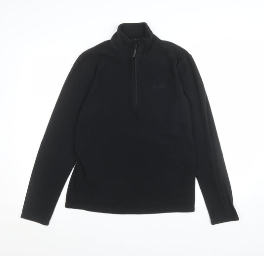 Peter Storm Men's Black Fleece 1/2 Zip Pullover Sweatshirt Size S