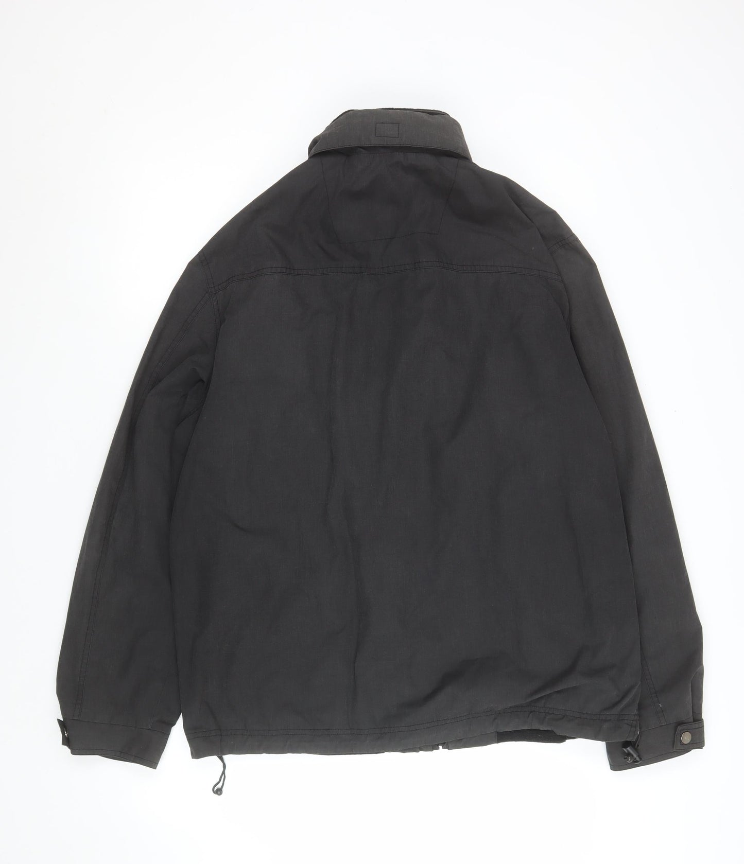 TU Women’s Black XL Full Zip Lined Mid-Length Jacket