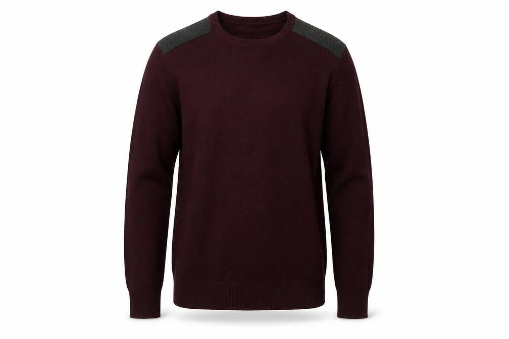 Koton Men’s Purple Wool Blend Pullover Jumper M Long Sleeve Classic Knit