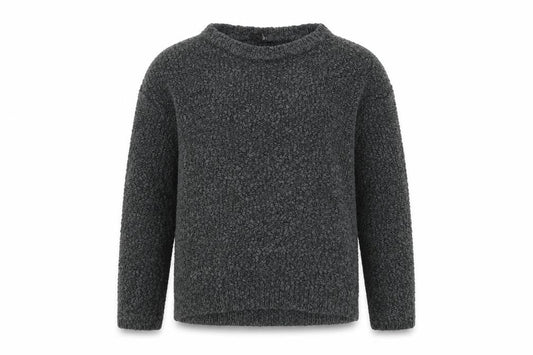 Forever 21 Women’s Grey Chunky Knit Crew Neck Jumper Size S