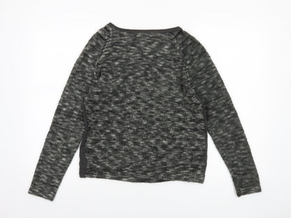 Sandwich Women Grey Wool Blend Raglan Sleeve Pullover Jumper M