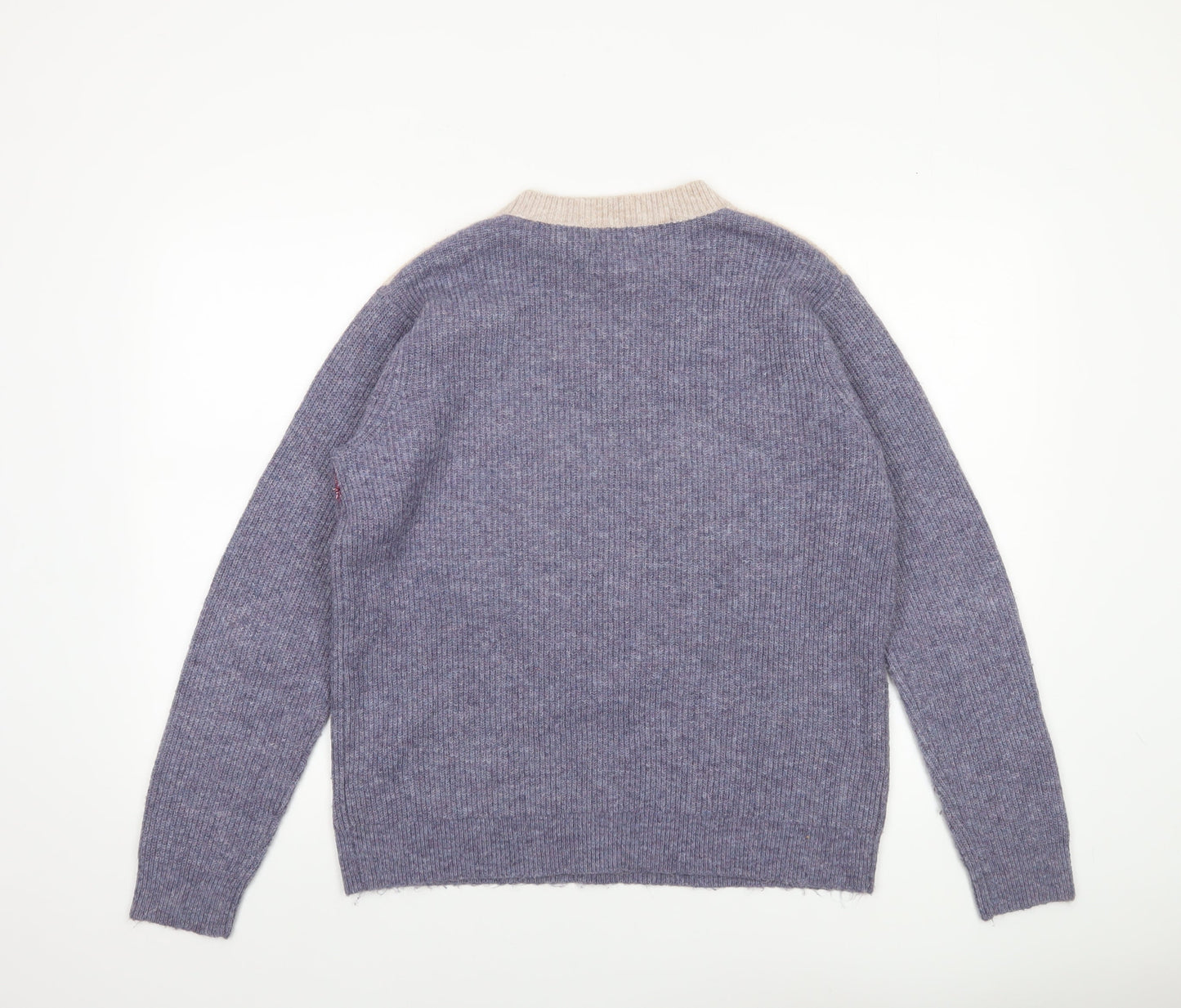 Papaya Womens Multicoloured Medium Crew Neck Pullover Jumper