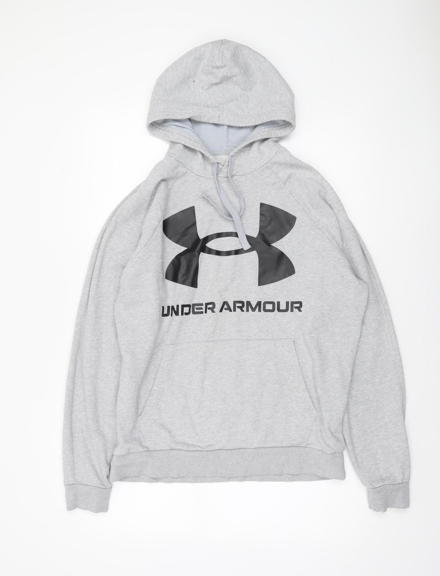 Under Armour Men's Grey Pullover Hoodie Size M Relaxed Fit ColdGear