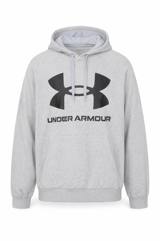 Under Armour Men's Grey Pullover Hoodie Size M Relaxed Fit ColdGear