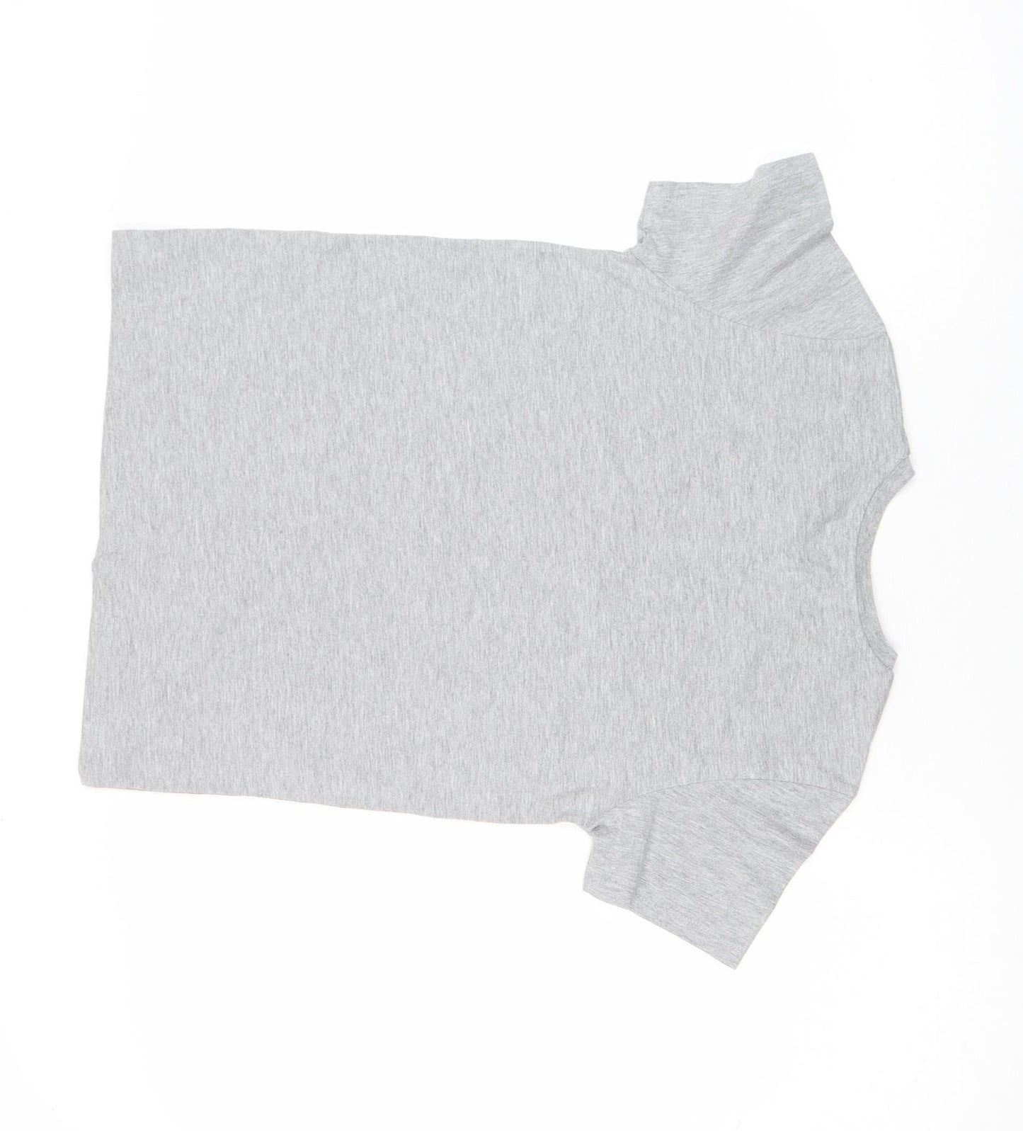 Kenzo Girls Grey Logo T-Shirt 12 Years Lightweight Cotton Top