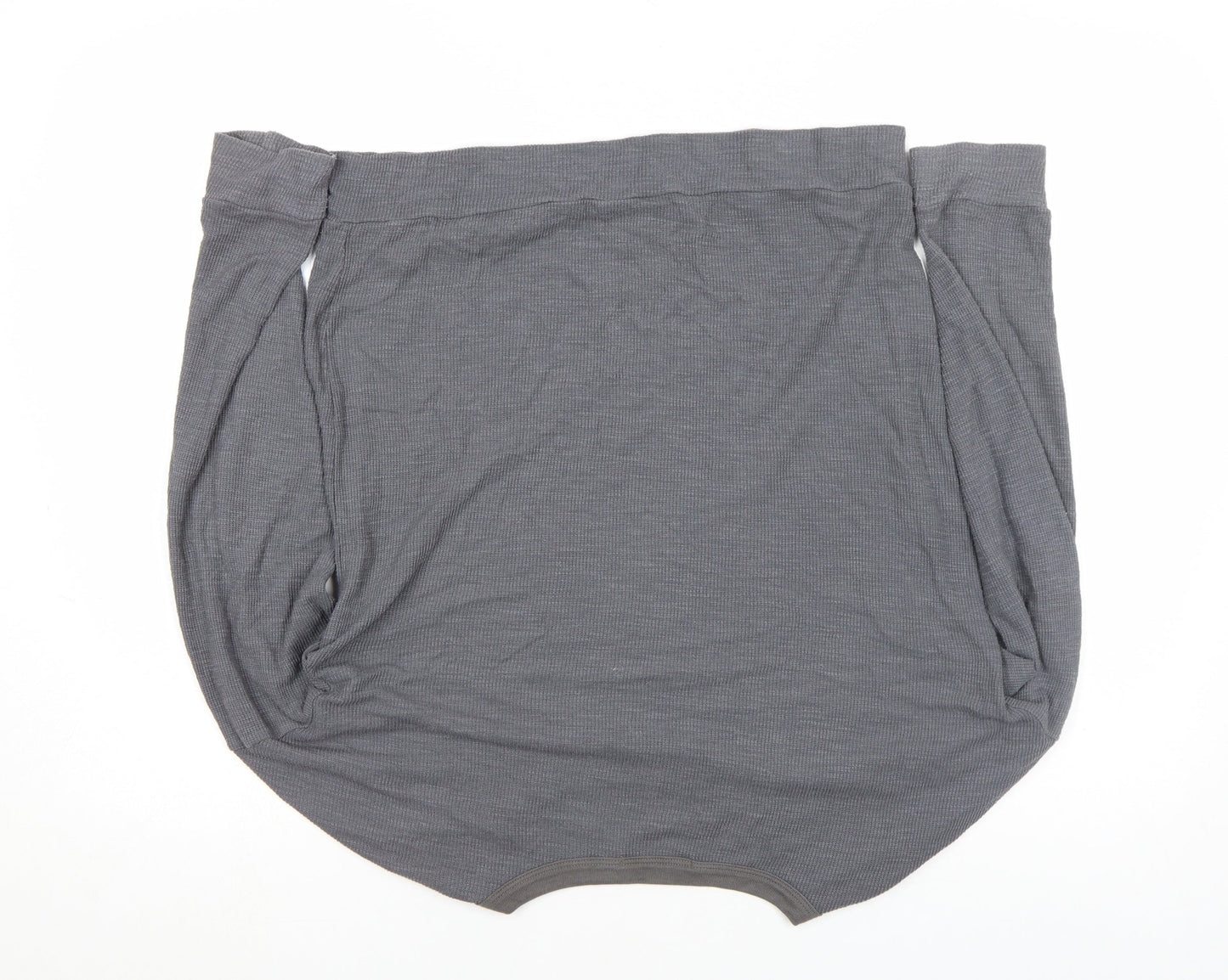 Stateside Men’s Grey Cotton Long Sleeve Crew Neck Top Size S