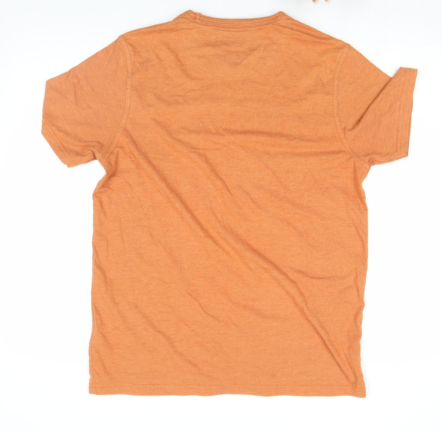 Lincoln Men's Brown Crew Neck Short Sleeve T-Shirt Size M