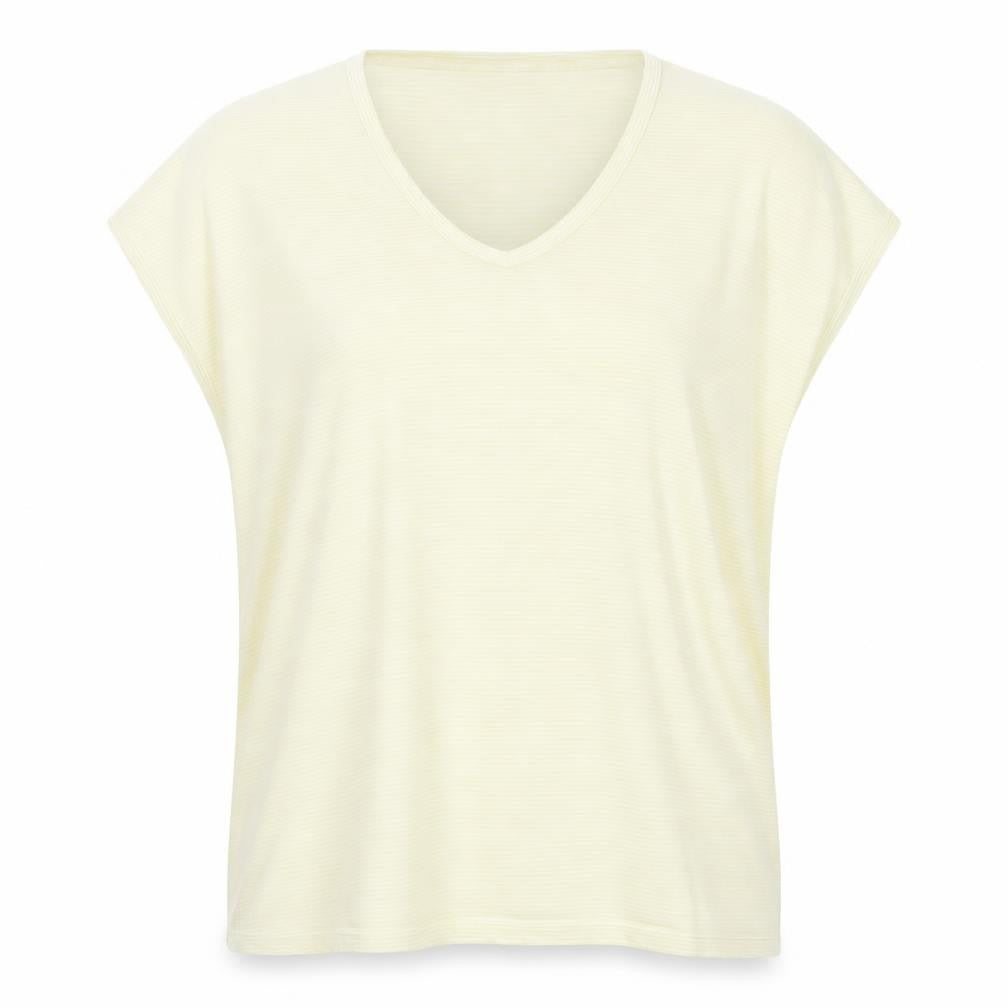 Marks & Spencer Women’s Light Citrus V-Neck Jersey T-Shirt Size 12