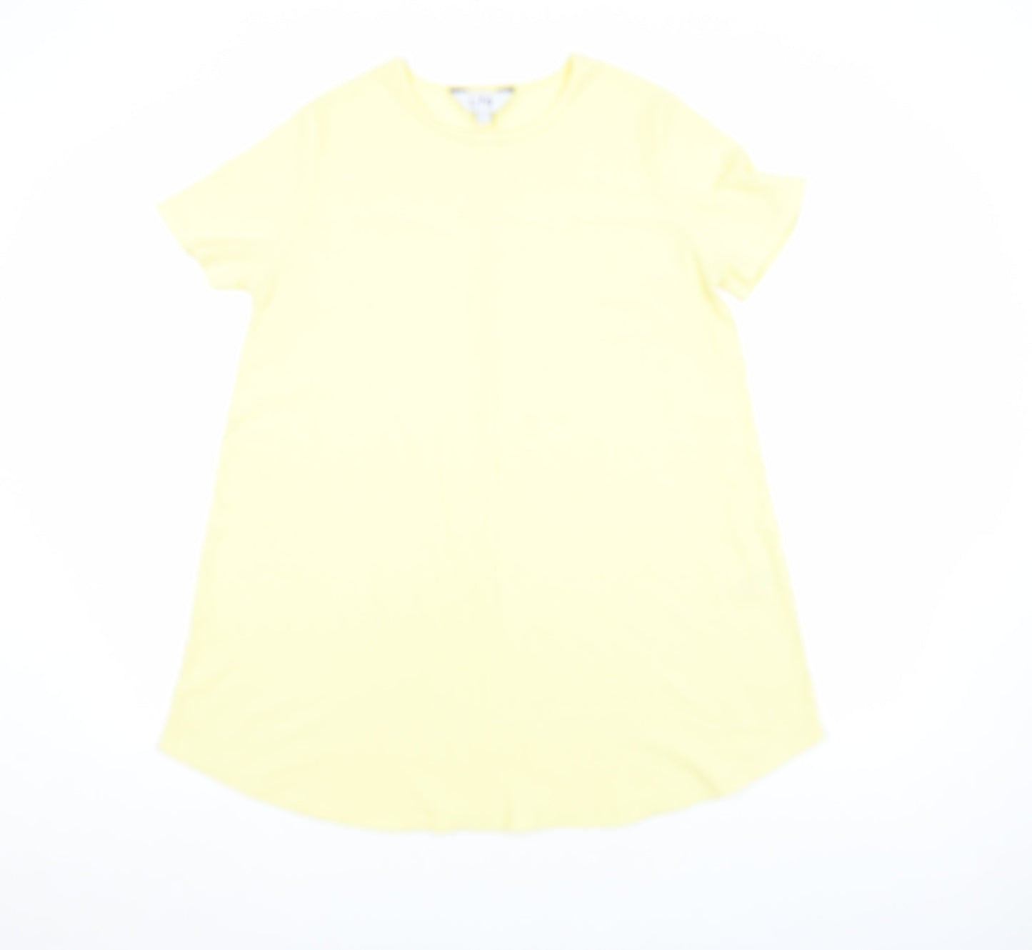 Long Tall Sally Women’s Yellow Size 12 Tall T-Shirt Dress