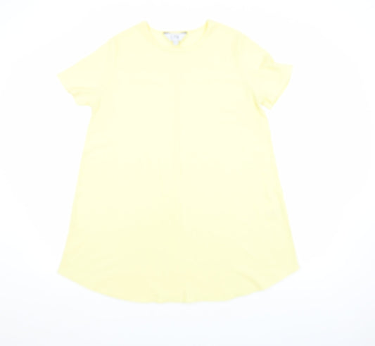Long Tall Sally Women’s Yellow Size 12 Tall T-Shirt Dress