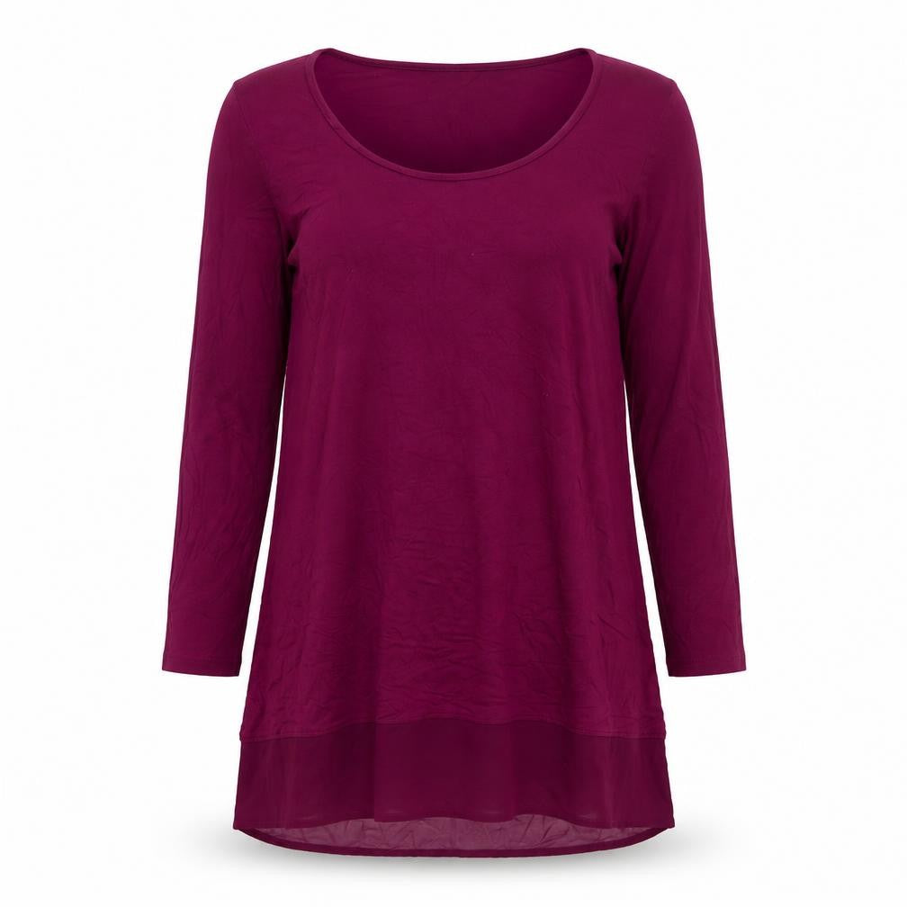 Marks & Spencer Women’s Purple 3/4 Sleeve Tunic Blouse UK 8