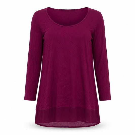 Marks & Spencer Women’s Purple 3/4 Sleeve Tunic Blouse UK 8