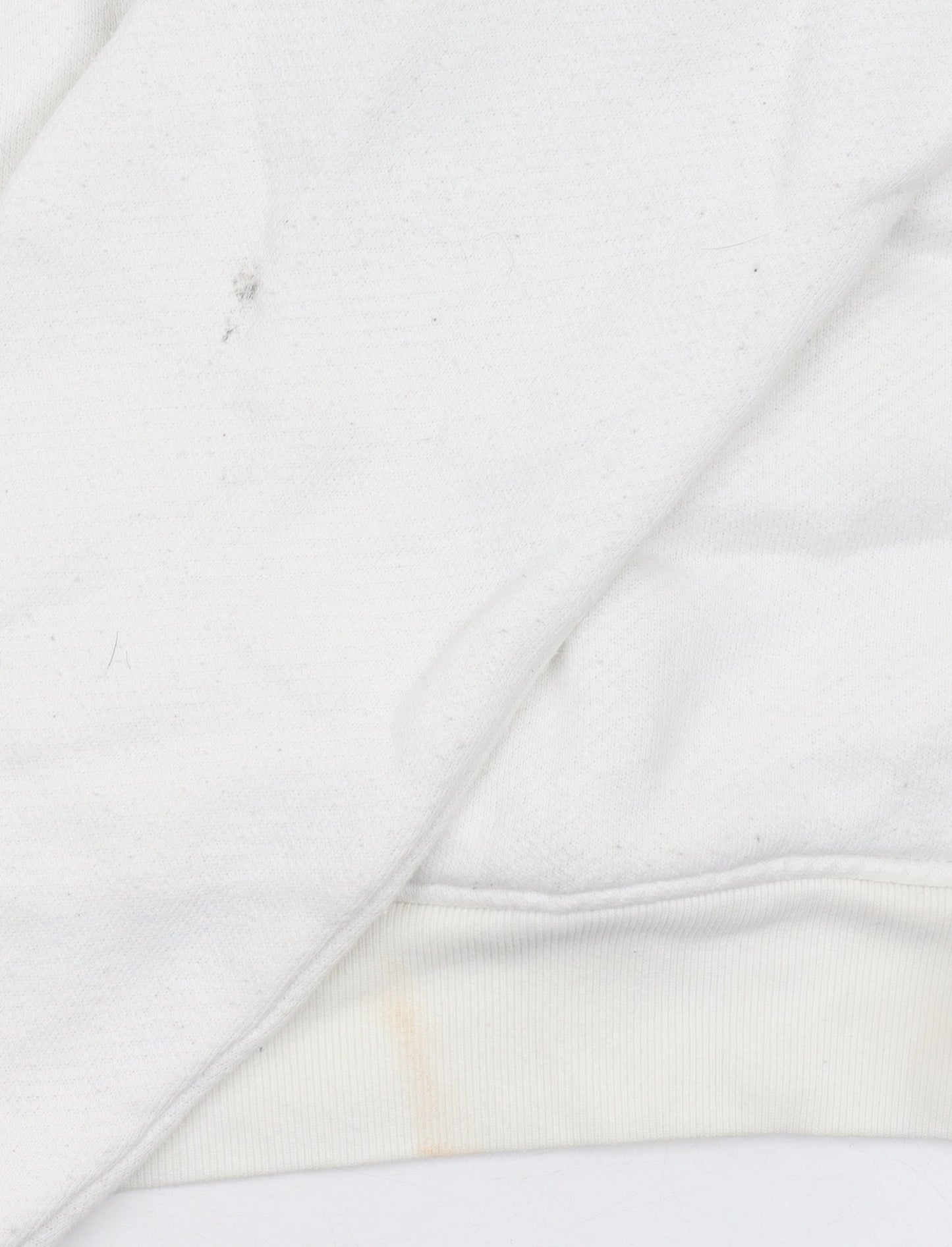Jack Wills Womens White Half Zip Hoodie Size 12 Cotton Blend