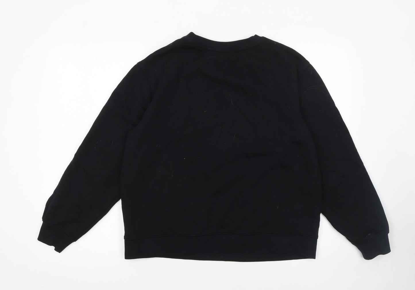 Marks and Spencer Womens Black Medium Sequin New York Sweatshirt