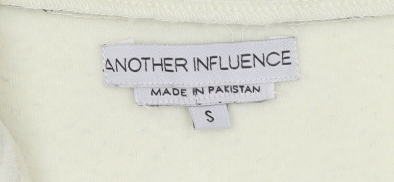 Another Influence Women’s Beige Fleece 1/4 Zip Pullover Sweatshirt S