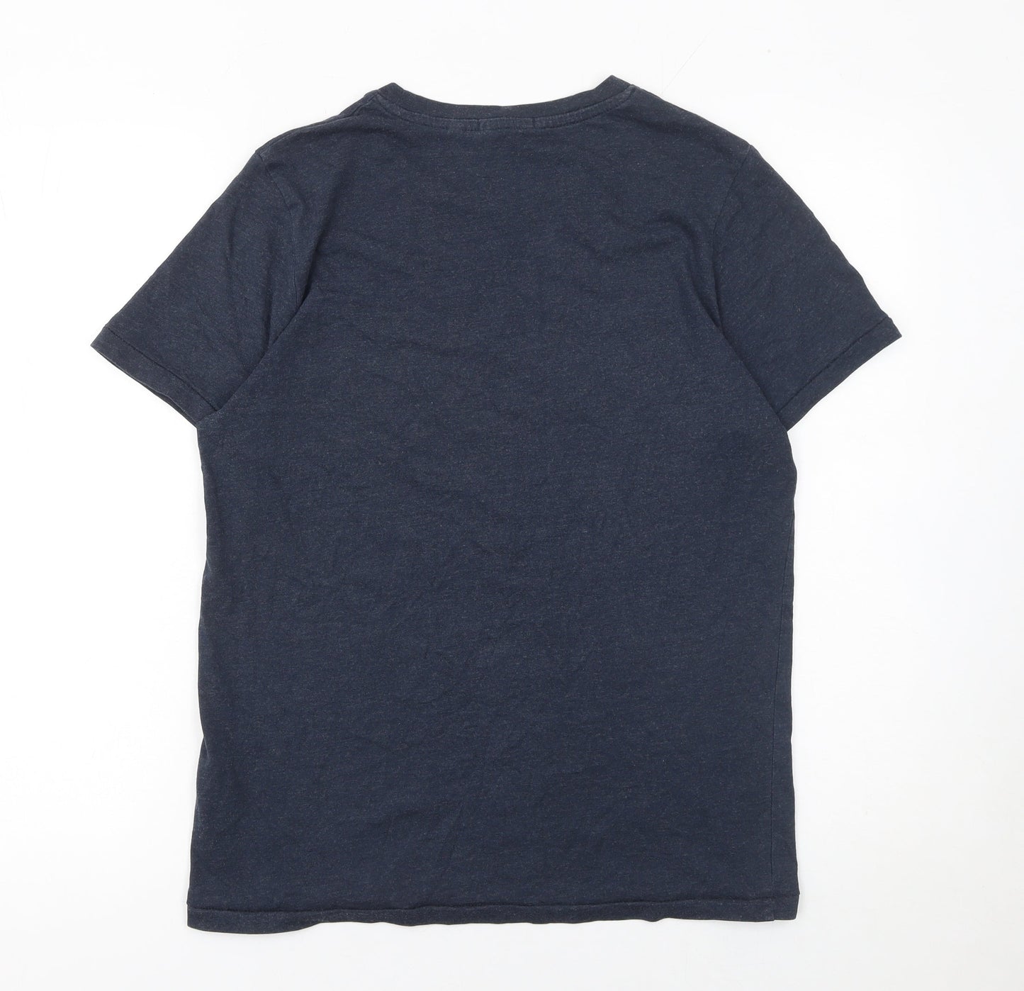 Jack & Jones Men's Blue Vintage Graphic T-Shirt Size S