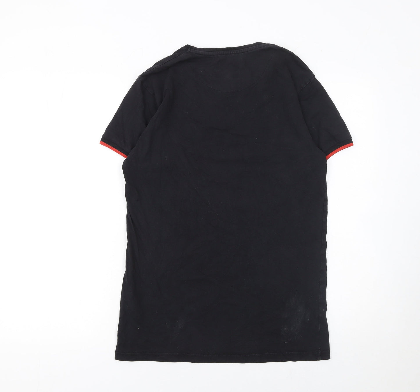 Couture Men's Black Graphic Logo Short Sleeve T-Shirt Size M