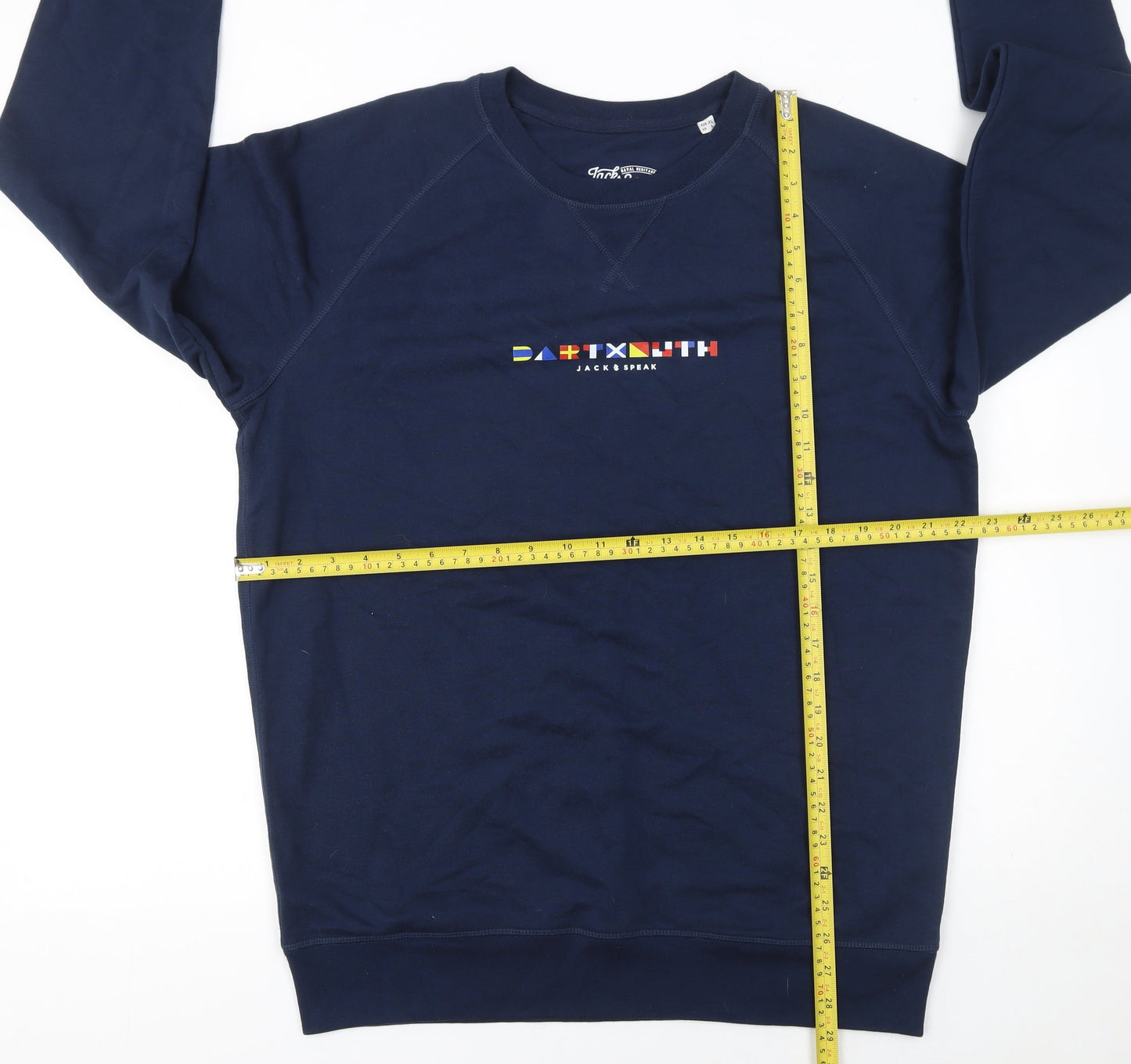 Jack Speak Men's Blue Dartmouth Graphic Sweatshirt XL