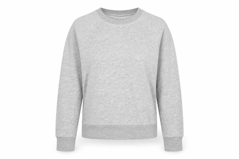 H&M Women’s Grey XS Pullover Sweatshirt Cotton Blend Basic