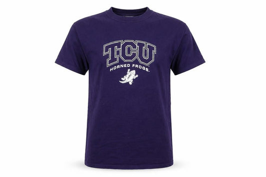 Champion Men's Purple TCU Horned Frogs Graphic T-Shirt Size S