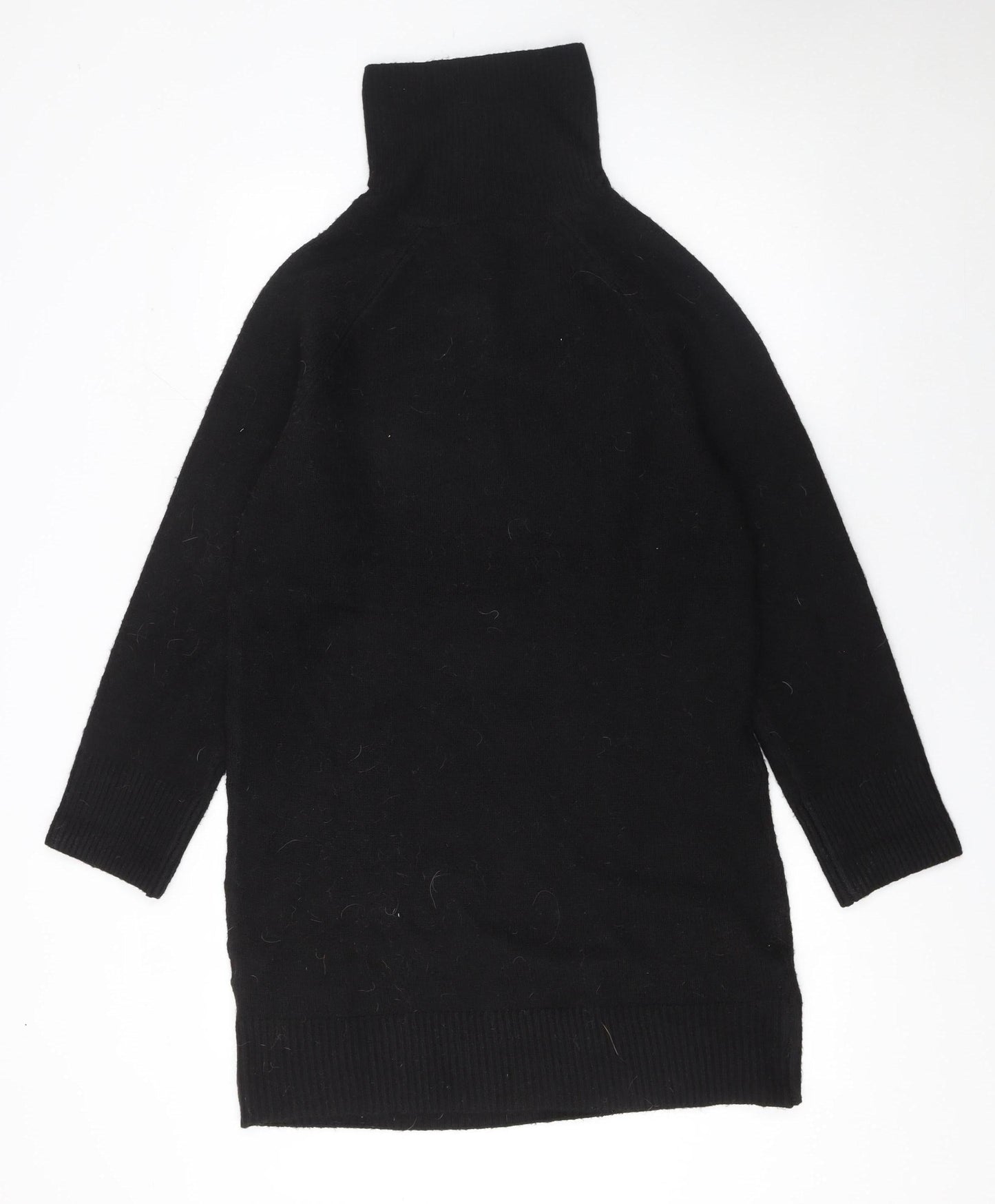 New Look Women’s Black High Neck Long Sleeve Jumper Dress Size S