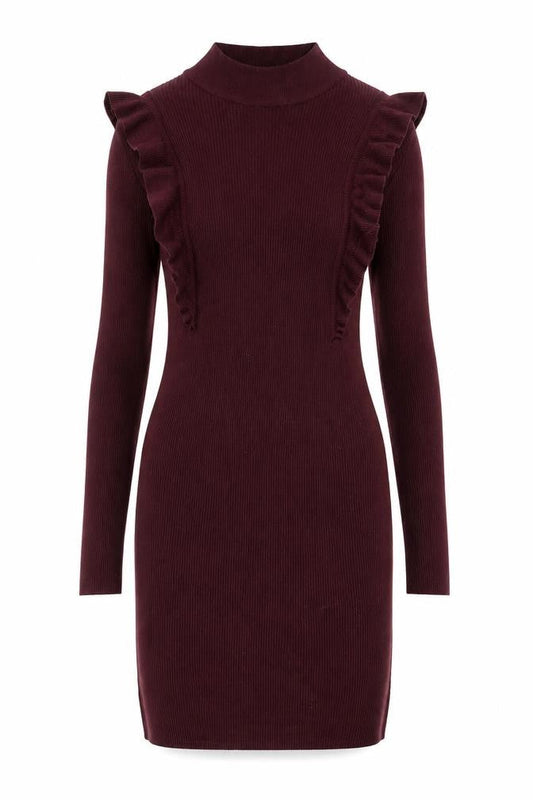 Brave Soul Women's Red Bodycon Knit Short Dress Size S
