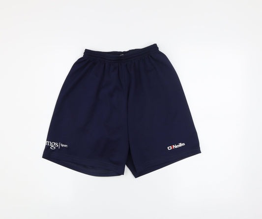 O'Neills Men's Blue Athletic Sports Shorts Size S