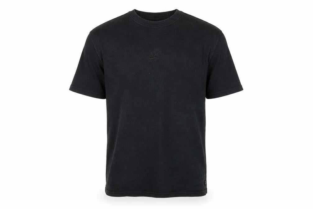 Nike Men's Black Cotton Relaxed Fit Short Sleeve Crew Neck T-Shirt Size S