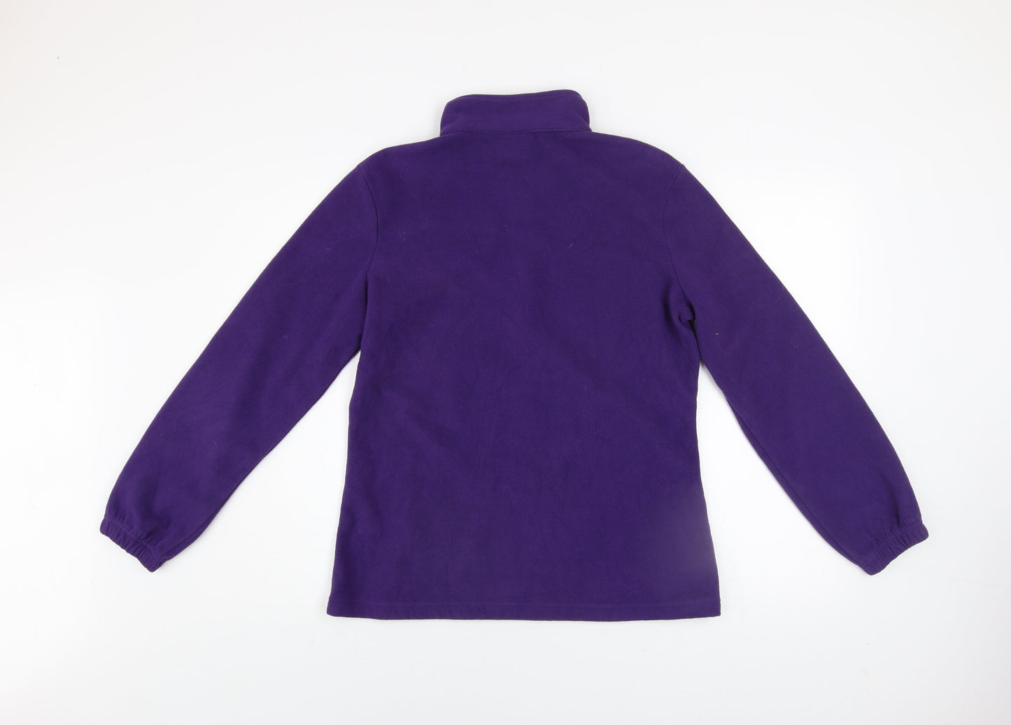 NFL Team Apparel Womens Purple Fleece 1/4 Zip Sweatshirt Size M