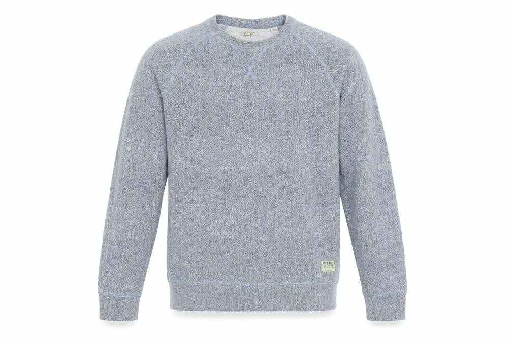 Jack Wills Mens Blue Cotton Crew Neck Pullover Jumper M
