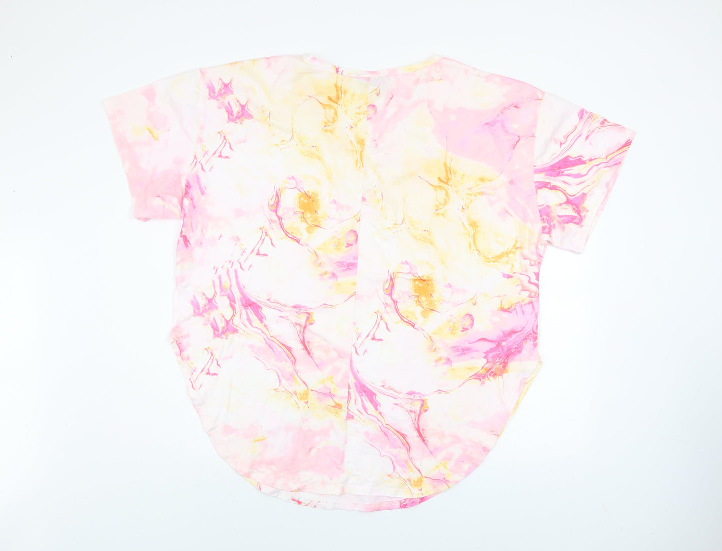 CHICME Womens Multicoloured 4XL V-Neck Short Sleeve T-Shirt