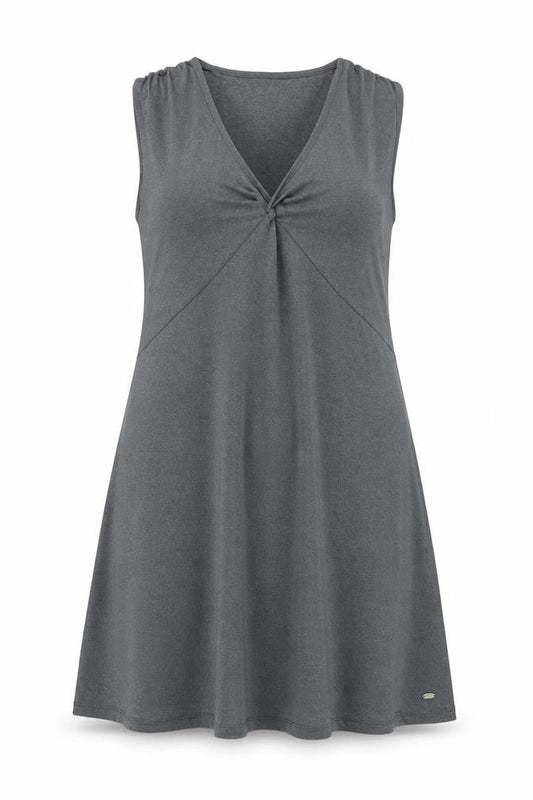 Trespass Women Grey Sleeveless A-Line Jersey Travel Dress XXL