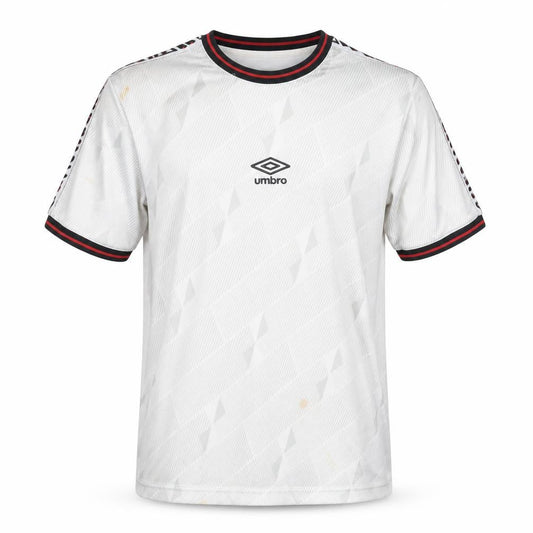 Umbro Men's White Football Jersey T-Shirt Small