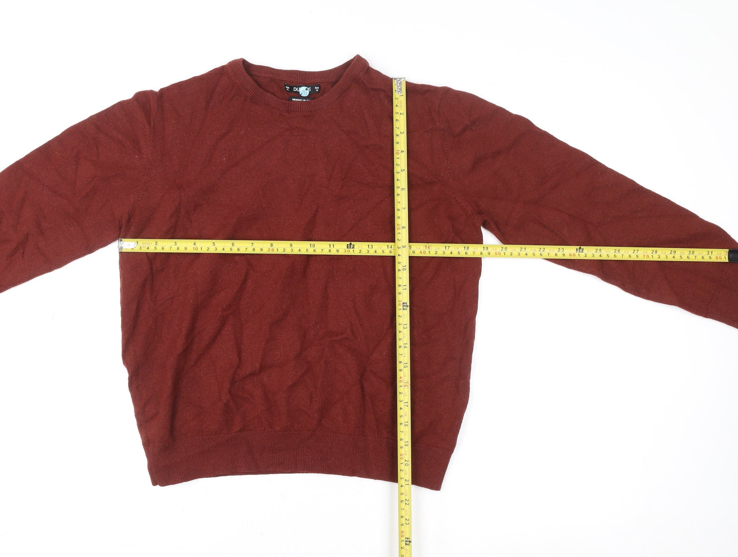 Dunnes Stores Women’s Burgundy Merino Blend Pullover Sweater XL