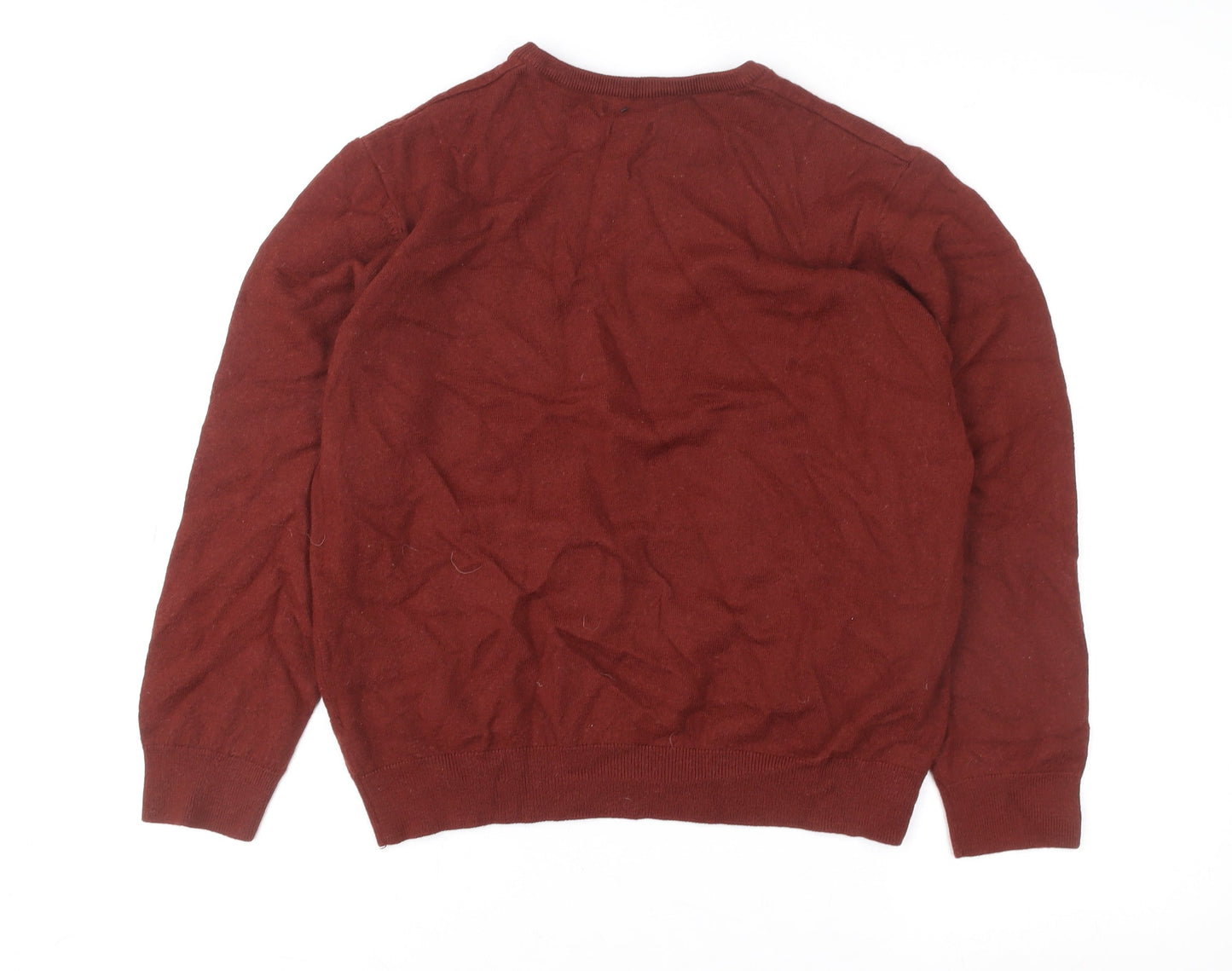Dunnes Stores Women’s Burgundy Merino Blend Pullover Sweater XL