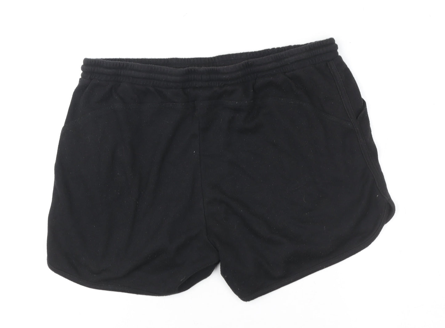 LA Gear Womens Black Size 16 Athletic Jersey Shorts