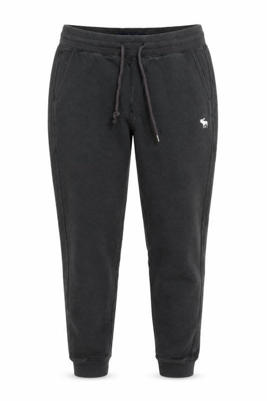Abercrombie & Fitch Women's Black Small Soft Fleece Jogger Sweatpants