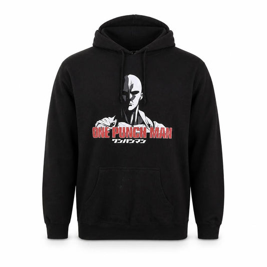 TeePublic One Punch Man Black Men's Pullover Hoodie Size M