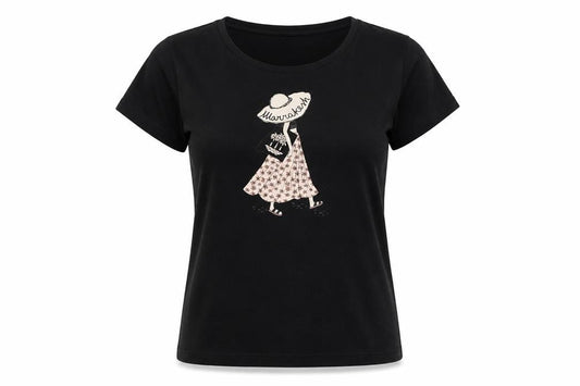 Disney Stitch Women's Black Short Sleeve Cotton T-Shirt M