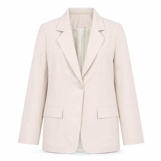 Sempre Women Beige Size 8 Tailored Blazer Jacket