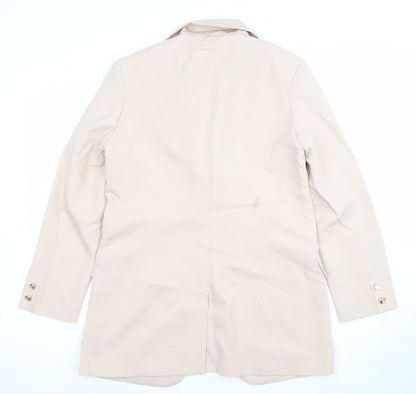 Sempre Women Beige Size 8 Tailored Blazer Jacket