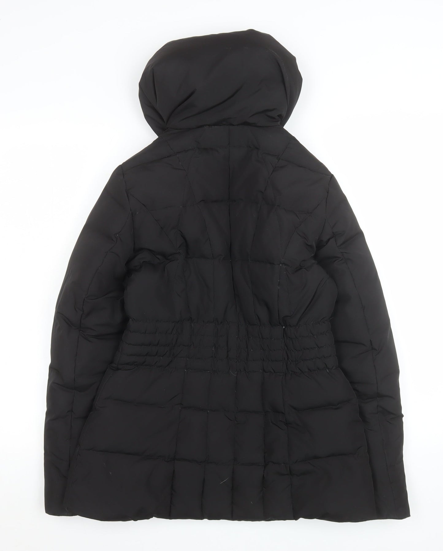 Kenneth Cole Reaction Women's Black XS Hooded Puffer Jacket