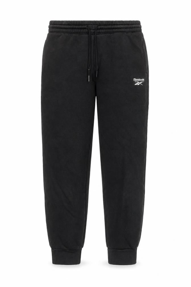 Reebok Men's Black Jogger Sweatpants Small Regular Fit Fleece