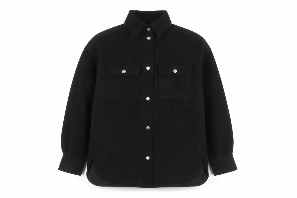 H&M Men's Black XS Basic Jacket Polyester Blend Autumn Winter